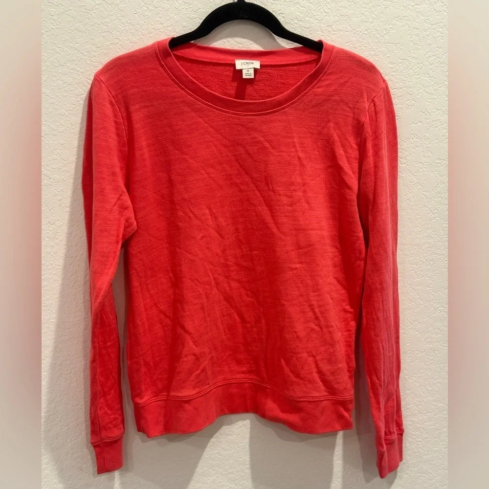 J. Crew Vibrant‎ Red Sweatshirt